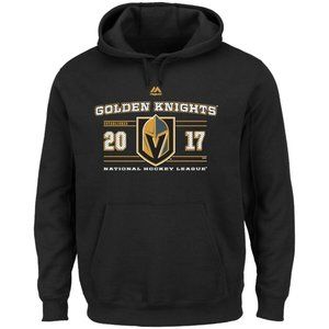 Majestic NHL Men's Las Vegas Golden Knights hoodie (black) NWT NEW XL
